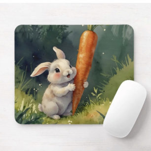 Tapis De Souris Rêves de lapin de prairie : Mousepad lunaire