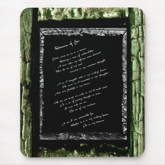 Tapis De Souris Rêves du péché (Devant)