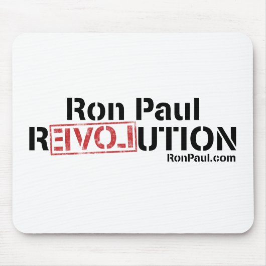 Tapis De Souris Révolution Mousepad de Ron Paul (Devant)