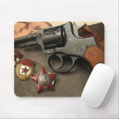 TAPIS DE SOURIS REVOLVER MOUSEPAD (Avec souris)
