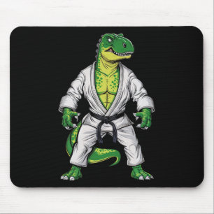Tapis De Souris Rex Martial Arts Dinosaur Jiu-jitsu Bjj Karate