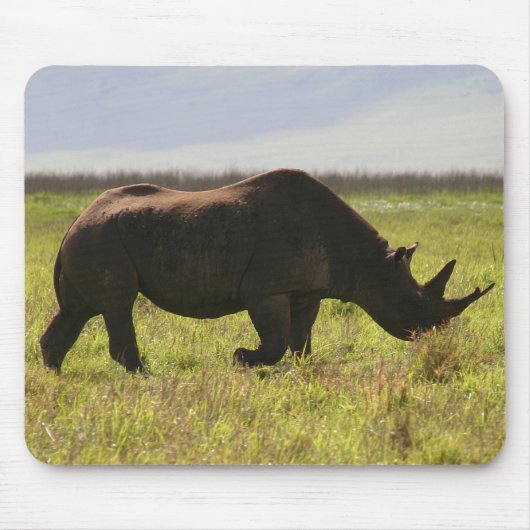 Tapis De Souris Rhino noir - Mousepad (Devant)