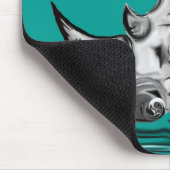 Tapis De Souris rhinocéros blanc (Coin)