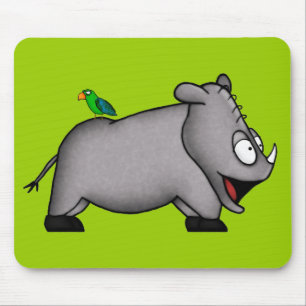 Tapis De Souris Rhinocéros de bébé