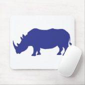 Tapis De Souris Rhinoceros Silhouette (Avec souris)