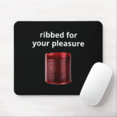 Tapis De Souris Ribbed For Your Pleasure, Ribbed Cranberry Sauce  (Avec souris)