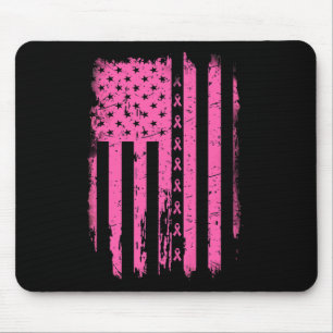 Tapis De Souris Ribbon American Flag Usa Sensibilisation au cancer