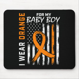 Tapis De Souris Ribbon Baby Boy Leukemia Mois de sensibilisation G