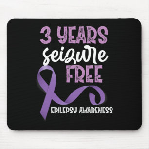 Tapis De Souris Ribbon de sensibilisation à l'épilepsie 3 ans Sais