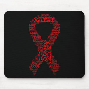 Tapis De Souris Ribbon du mois de sensibilisation à l'neurysme ave