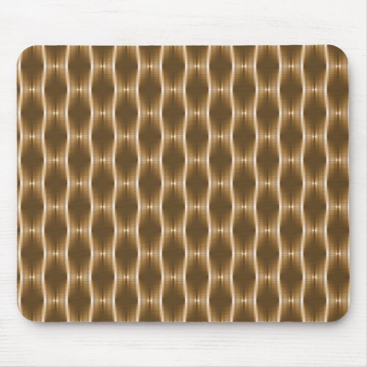 Tapis De Souris Ribbons métalliques de miel doré Mousepad (Devant)