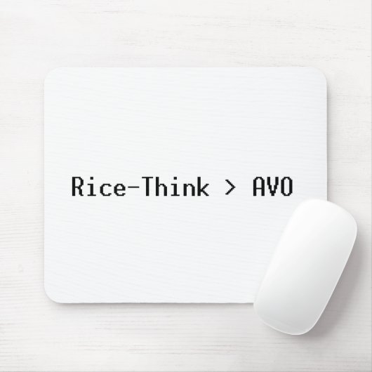 Tapis De Souris Rice-Think>AVO Mousepad (Avec souris)