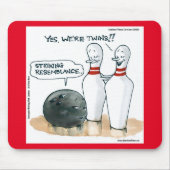 Tapis De Souris Rick London Dessins Drôle Bowling Comic (Devant)