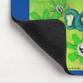 Tapis De Souris Rick London Funny Border Collie Flower Comic  (Coin)