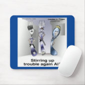 Tapis De Souris Rick London Funny Silverware Police (Avec souris)