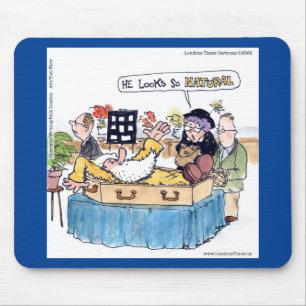 Tapis De Souris Rick London Si Naturel Funérailles Drôle Vieux Hip