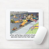 Tapis De Souris Rick Souffre D'Une Attaque Casquette Dons De Dessi (Avec souris)