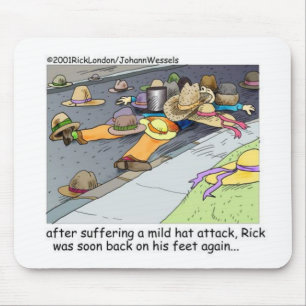 Tapis De Souris Rick Suffers A Hat Attack Cartoon Gifts & Tees