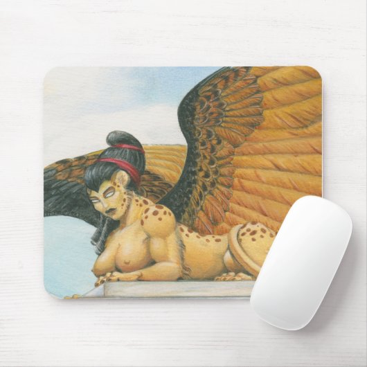 Tapis De Souris Riddle Sphinx (Avec souris)