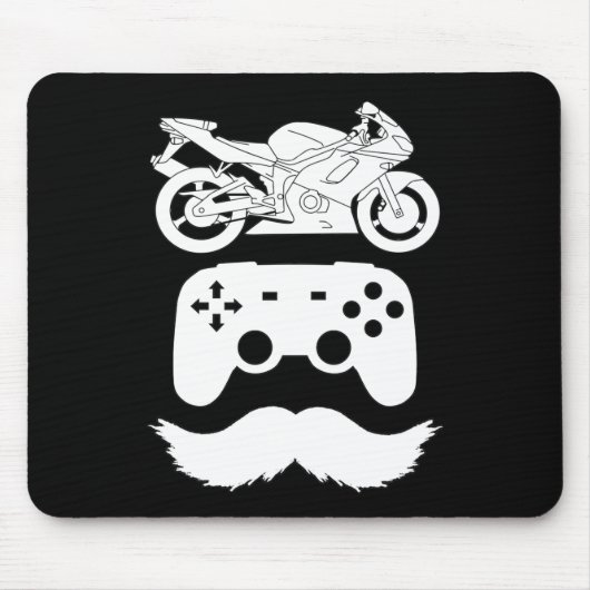Tapis De Souris Ride.Game.Papa Blanc Graphique (B) (Devant)