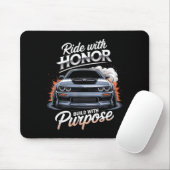 Tapis De Souris Ride With Honor Car Lover (Avec souris)