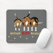 Tapis De Souris Rien n'aboutent des beagles Mousepad (Avec souris)