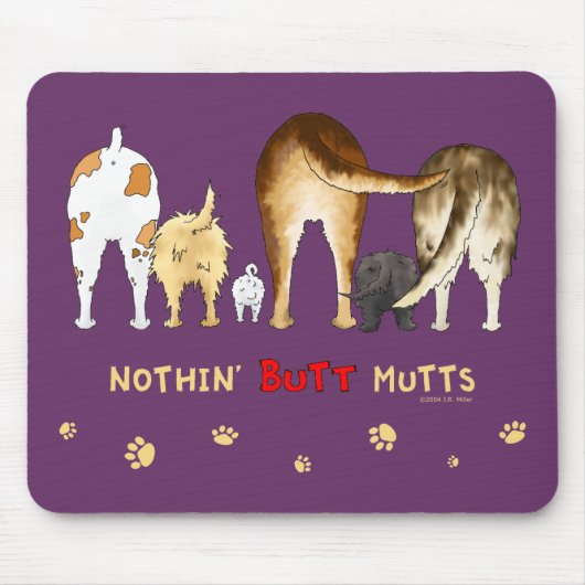 Tapis De Souris Rien n'aboutent des chiens (Devant)