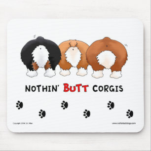 Tapis De Souris Rien n'aboutent des Corgis Mousepad