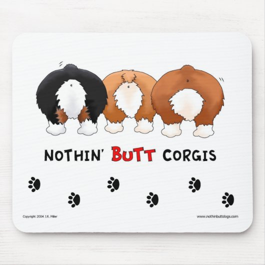 Tapis De Souris Rien n'aboutent des Corgis Mousepad (Devant)