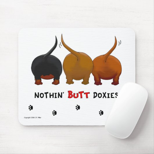 Tapis De Souris Rien n'aboutent des Doxies Mousepad (Avec souris)