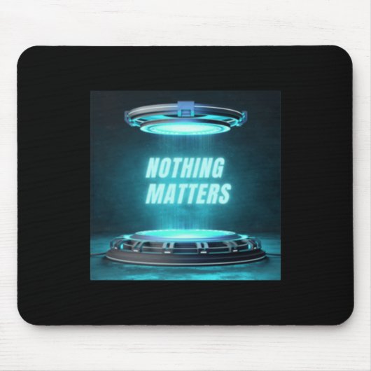 Tapis De Souris Rien N'Est Juste Chill Sticker (Devant)