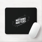 Tapis De Souris Rien S Conception Cosmique Existentielle - Minimal (Avec souris)