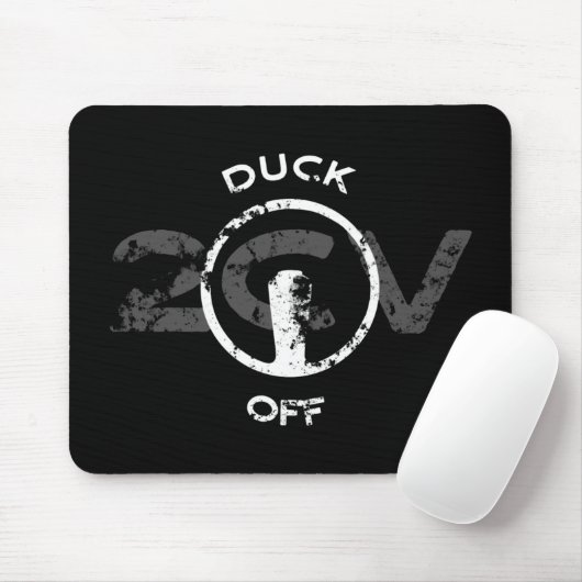 Tapis De Souris Rigolo Oldtimer 2cv Duck Off Statement (Avec souris)