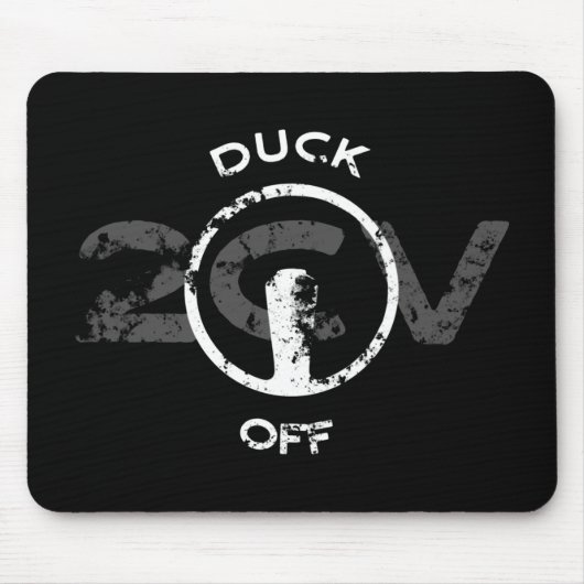 Tapis De Souris Rigolo Oldtimer 2cv Duck Off Statement (Devant)