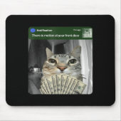 Tapis De Souris Ring Cat With Motion Meme  (Devant)