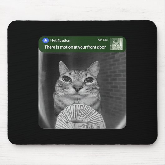 Tapis De Souris Ring Cat With Motion Meme  (Devant)