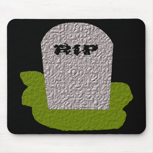 Tapis De Souris RIP Tombstone Mousepad (Devant)