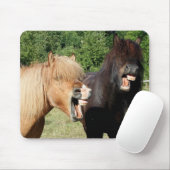 Tapis De Souris Rire de chevaux (Avec souris)