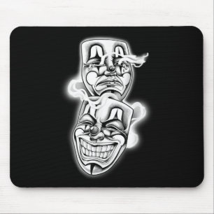 Tapis De Souris Rire Maintenant Pleurer Plus Tard Chicano Tattoo F