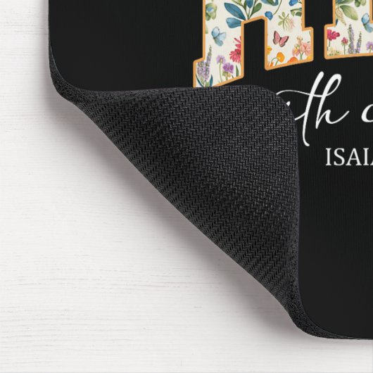 Tapis De Souris Rise With Courage Christian Religion Bible Scriptu (Coin)