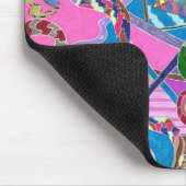 Tapis De Souris Rive rose, Art Abstrait (Coin)