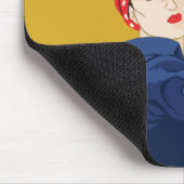 Tapis De Souris Riveter Rosie personnalisable (Coin)