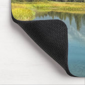 Tapis De Souris Rivière Bow à Canmore Canada (Coin)