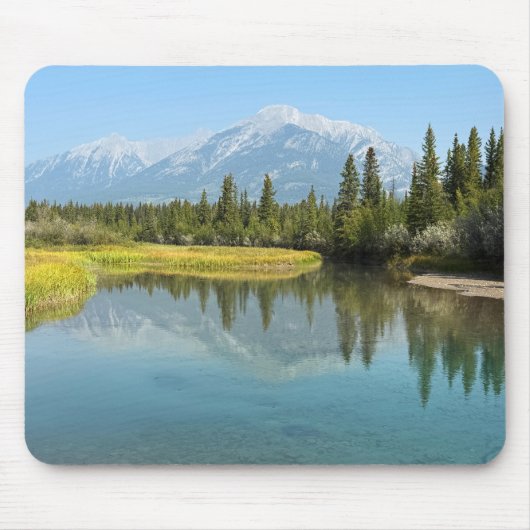 Tapis De Souris Rivière Bow à Canmore Canada (Devant)