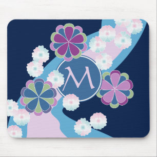 Tapis De Souris Rivière de chrysanthème de Nagarekiku de Japonai