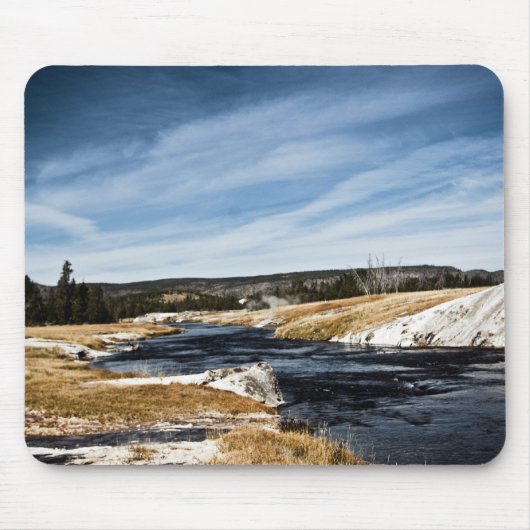 Tapis De Souris Rivière Firehole Mousepad (Devant)