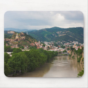 Tapis De Souris Rivière Mt'k'vari coulant, Tbilisi
