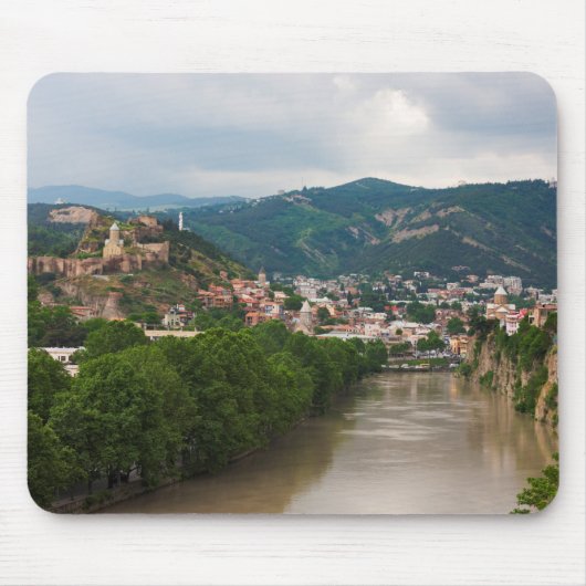 Tapis De Souris Rivière Mt'k'vari coulant, Tbilisi (Devant)