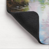 Tapis De Souris Rivière Spring Trees (Coin)