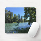 Tapis De Souris Rivière Willamette, Oregon (Avec souris)